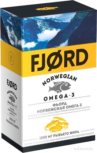 Fjord Норвежская Омега-3 (60капсул)
