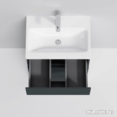 AM.PM Тумба под умывальник Gem S 60 M91FSX0602GM (3 ящика, графит)