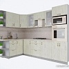 Готовая кухня Интерлиния Мила Крафт 1.68x2.8 левая (дуб снежный)