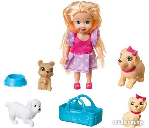 Кукла Bondibon OLY с собачками ВВ3991