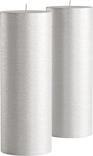 Набор свечей Мелт 200 мм (2 шт, серебряный)
