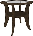 Журнальный столик Кортекс-мебель Лотос-1 км.00169 (венге темный)