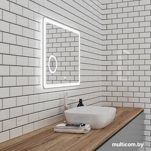 Мебель для ванных комнат Grossman Зеркало Leo LED 80x80 168080