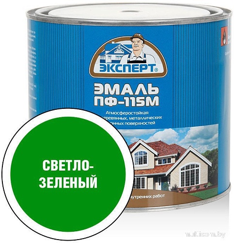 Эксперт ПФ-115М Глянцевый 1.8 кг (светло-зеленый)
