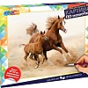 Картина по номерам MultiArt Лошади CANV40X50-LOSHADI