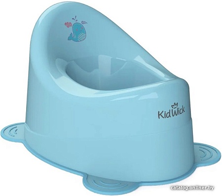Детский горшок Kidwick Улитка KW040201 (голубой/темно-голубой )