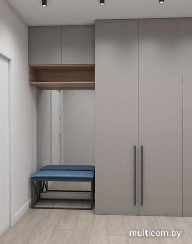 Банкетка Hype Mebel Куб (черный/серый)