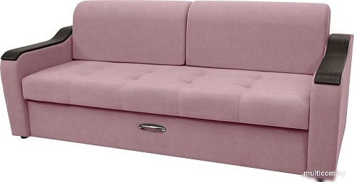 Диван Сириус Лидер-3 ППУ (Eva 14 велюр темно-розовый)