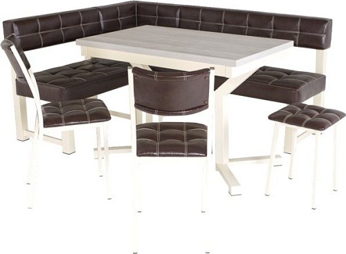 Обеденная группа AMC К2.1С322 (слоновая кость/венге/сосна кастина)