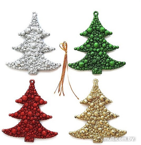 Елочная игрушка MonAmi Ель MZ19-052 (4шт)