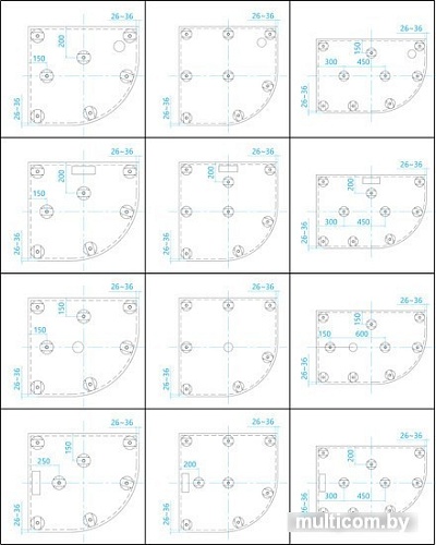 Душевой поддон RGW GWS-41-L 03150490-01L 90x100