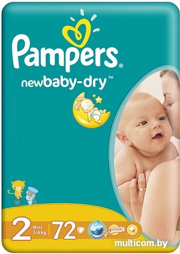 Подгузники Pampers New Baby-Dry 2 Mini (144 шт)