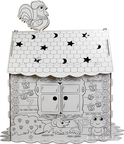 Домик-раскраска BRAUBERG Kids. Раскраска. Сказочный 880364