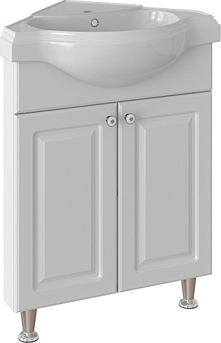 Runo Тумба с умывальником Runo Классик 65 угловая + Классик 65 (напольная)