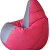 Кресло-мешок Mio Tesoro Груша Kombo XXL GF-130x85-FS (фуксия/серый)