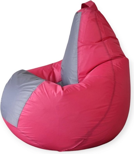 Кресло-мешок Mio Tesoro Груша Kombo XXL GF-130x85-FS (фуксия/серый)