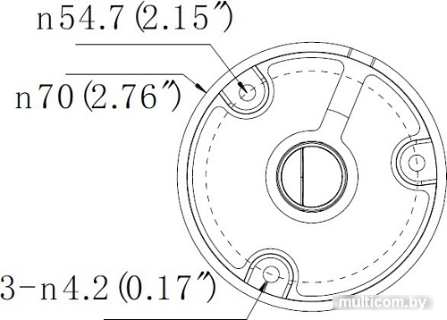 CCTV-камера HiWatch DS-T200P (3.6 мм)