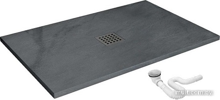 Душевой поддон Rea Rock 120x90 (серый)