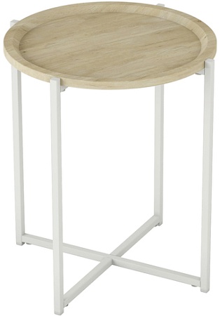 Журнальный столик Калифорния мебель Бьерн (дуб санремо/белый)