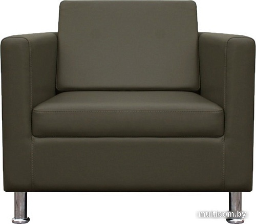 Интерьерное кресло Brioli Дилли (экокожа, L21 серый)