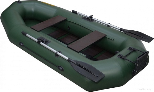 Моторно-гребная лодка Муссон R-260 PC TP (зеленый)