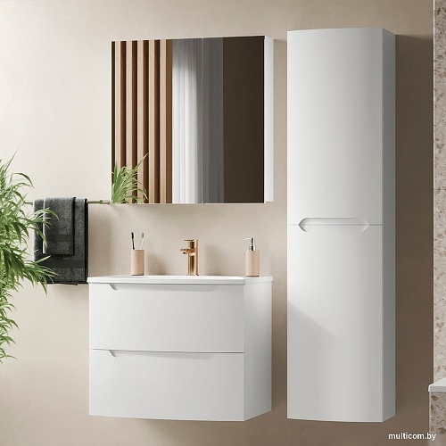 Belux Тумба под умывальник Ганновер НП 70-02 (1, белый глянец)