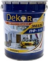 Эмаль Dekor ПФ-115 глянцевая (белый, 20 кг)