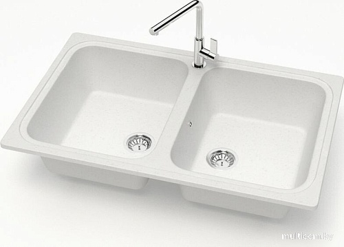 Кухонная мойка MARRBAXX Карельский камень модель 20/G31 (белый)
