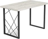 Кухонный стол Mio Tesoro Wasabi 36 120x66 (дуб крафт белый/черный)