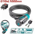 Тросовый велосипедный замок Total TBK11010