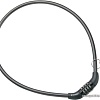 Тросовый велосипедный замок Tonyon 8x650 445C-0865F (черный)