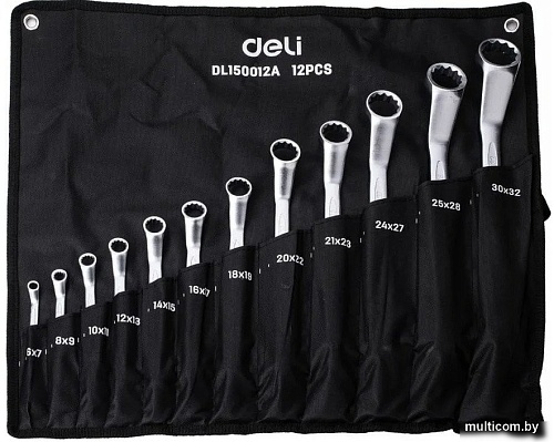 Набор ключей Deli DL150012A (12 предметов)