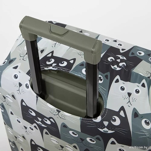 Чехол для чемодана Grott 210-LCS290-M-DCL (серый)