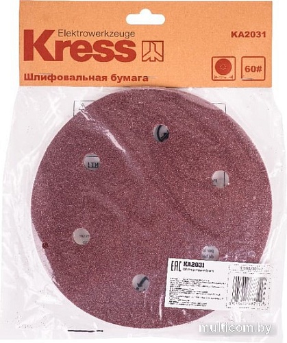 Набор шлифлистов Kress KA2031