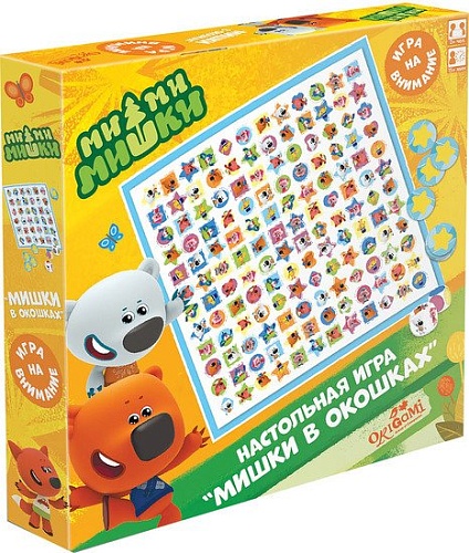 Настольная игра Origami Game МиМиМишки. Мишки в окошках 07384