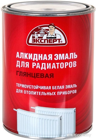 Эксперт Алкидная для радиаторов 0.9 кг (белый)