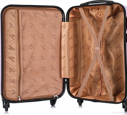Чемодан-спиннер L'Case Krabi BCP-1202 113 (S, розовое золото)