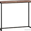 Консольный стол LoftyHome Саутфилд консольный (дуб коричневый/черный)