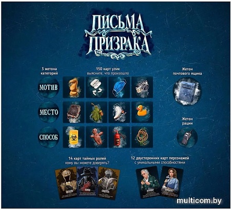 Настольная игра Экономикус Письма призрака