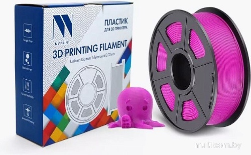 Пластик NV Print NV-3D-PLA-FUCHSIA (1.75мм, 1 кг, фуксия)