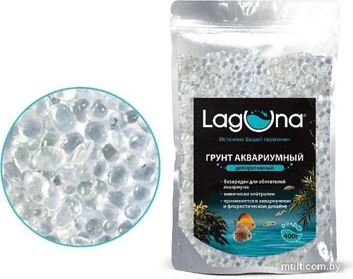 Грунт Laguna Акриловый 3-7 мм 016AW 0,4 кг (белый)