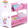 Кроватка для кукол Mary Poppins Единорог двухэтажная 67409