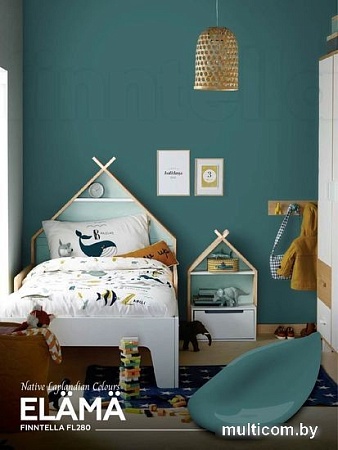 Краска Finntella Foxy Lapselli Matte Elama F-50-1-9-FL280 9 л (зеленый)