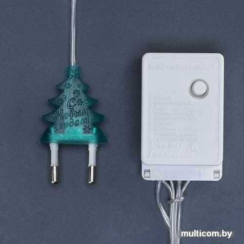 Световая сетка Luazon Сеть 144 LED 1.6х1.6 м (зеленый) 1585749