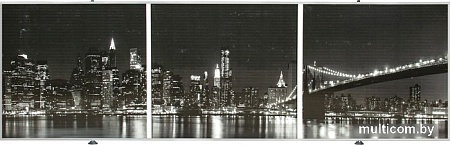 Фронтальный экран под ванну Comfort Alumin Ночной город 3D 1.5