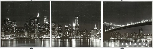 Фронтальный экран под ванну Comfort Alumin Ночной город 3D 1.5