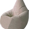 Кресло-мешок Sled Груша Комфорт плюс 160x110 (велюр, бежевый)
