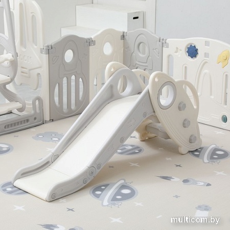 Игровой манеж UNIX kids SUPREME Space 200x200 Grey