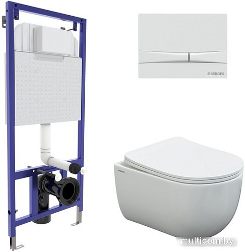 Унитаз подвесной Berges Wasserhaus Ventas 043310