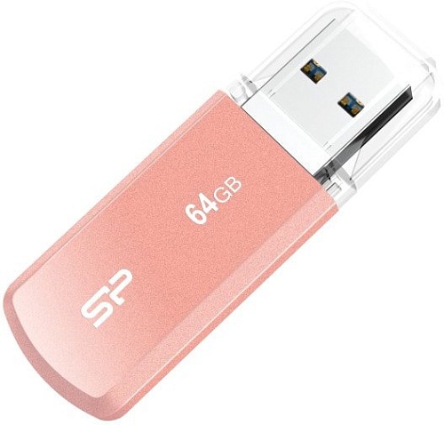 USB Flash Silicon-Power Helios 202 64GB (розовый)